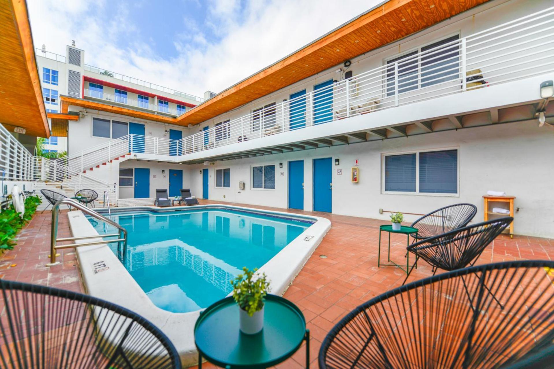 הוליווד Serene Studio By The Beach With Pool - M34 מראה חיצוני תמונה